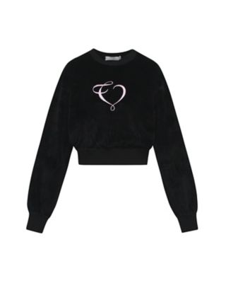 ＜the Virgins (Women)＞ｈｅａｒｔ　ｌｏｇｏ　ｖｅｌｖｅｔ　ｓｗｅａｔ